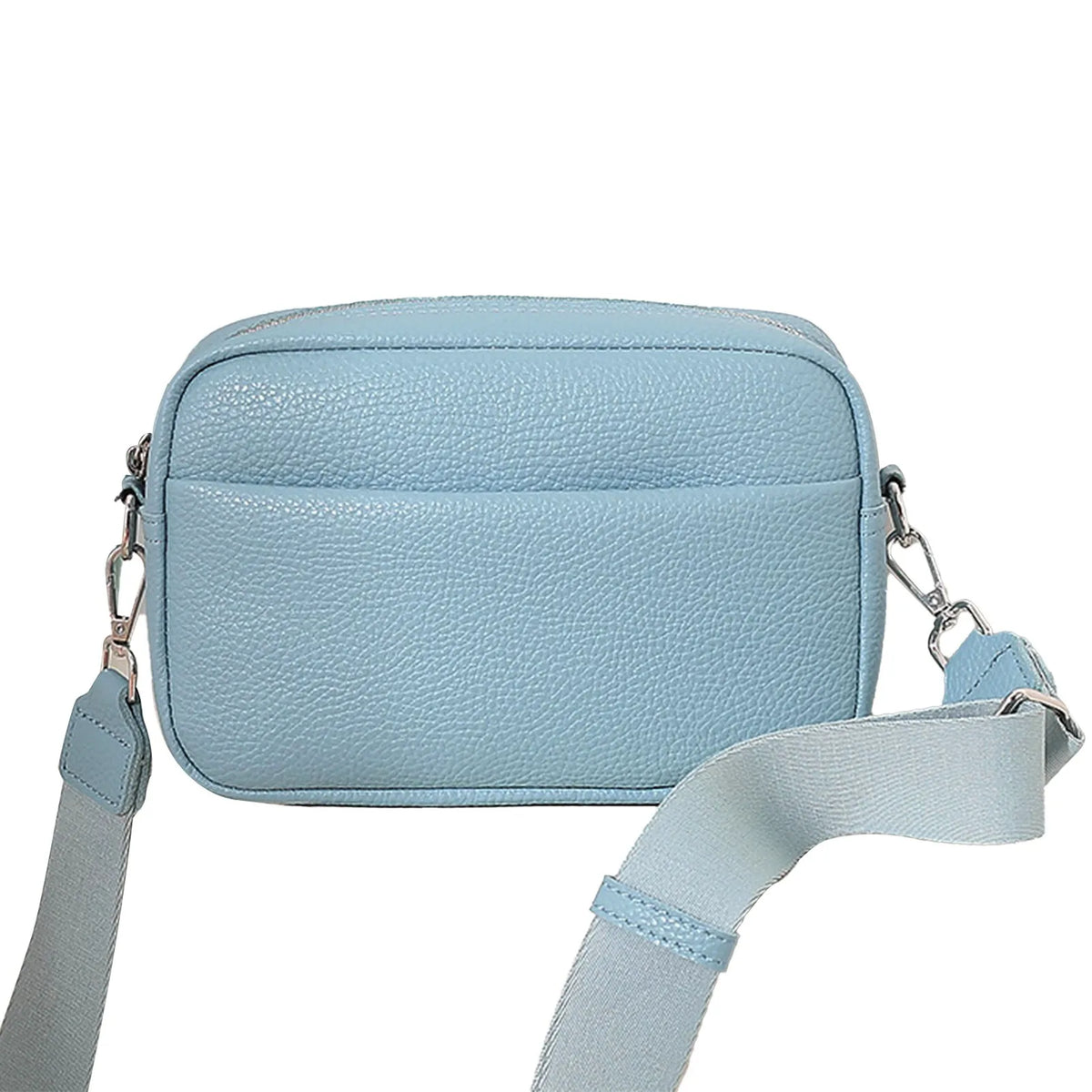 Genesis womens faux leather crossbody bag with wide strap