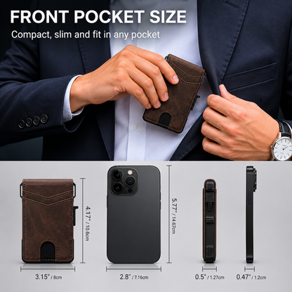Genesis® Minimalist Wallet - Maximum Capacity. Minimal Footprint.
