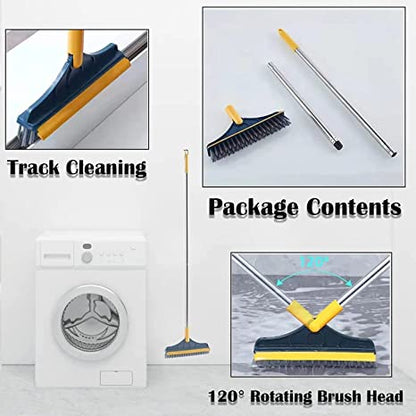 2 In 1 Scrub Cleaning Brush with Soft Scraper