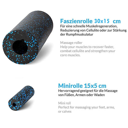 Textured foam roller detail