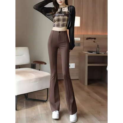 Womens fleece lined leggings worn