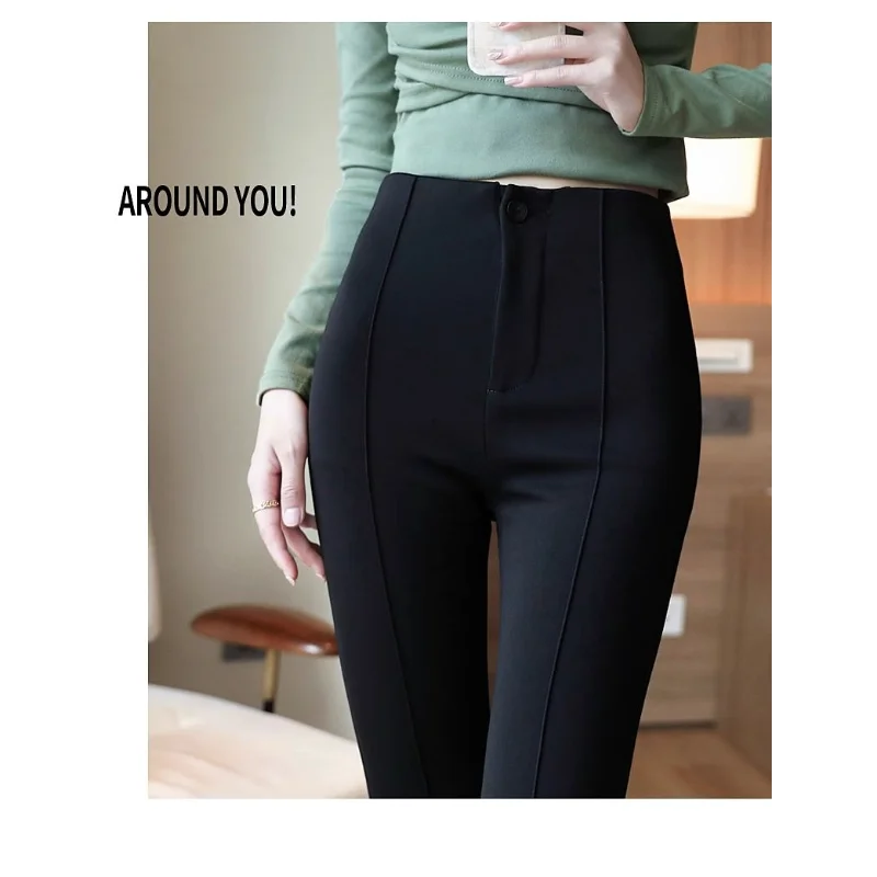 High waist thermal leggings