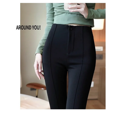High waist thermal leggings