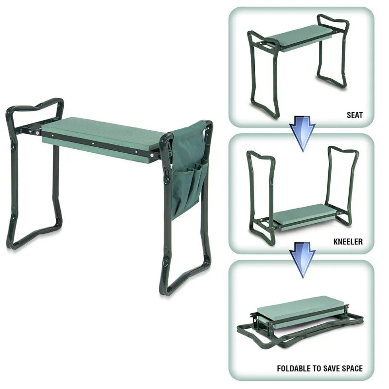Garden kneeler frame detail