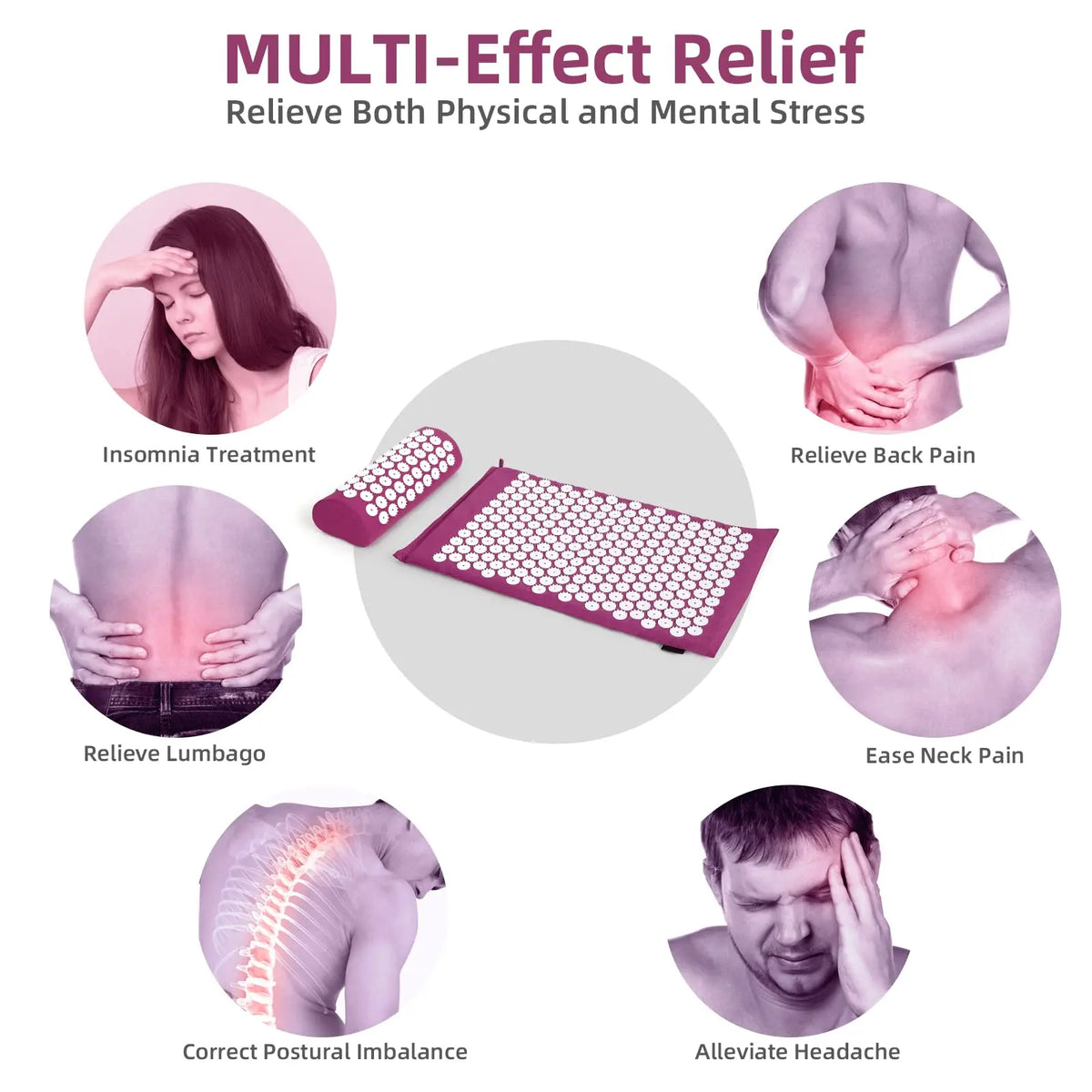 Acupressure mat set contents