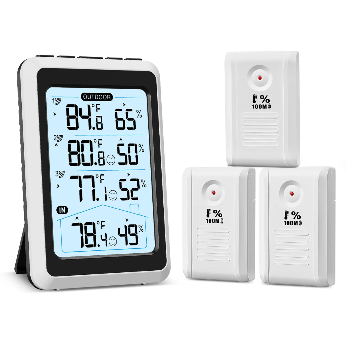 Genesis wireless indoor and outdoor thermometer