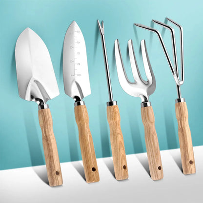 Genesis 9-piece stainless garden tool set