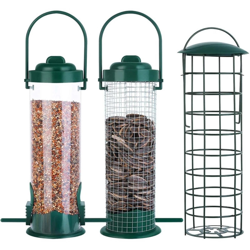 Genesis weight-activated squirrel-resistant bird feeder